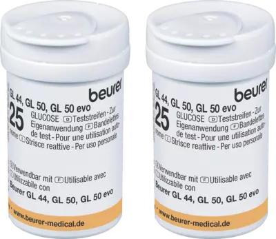 BEURER GL44/GL50 Teststreifen 50 St Teststreifen
