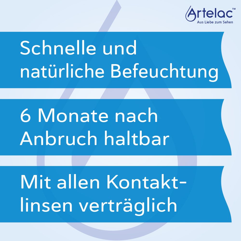Artelac Splash MDO Augentropfen für trockene Augen 2X15 ml Augentropfen