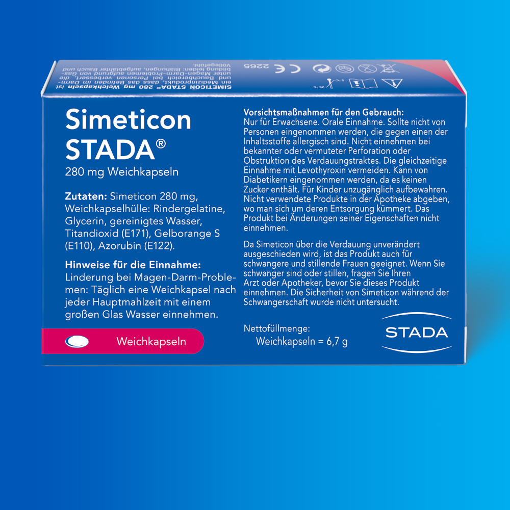 Simeticon STADA 16 St Weichkapseln