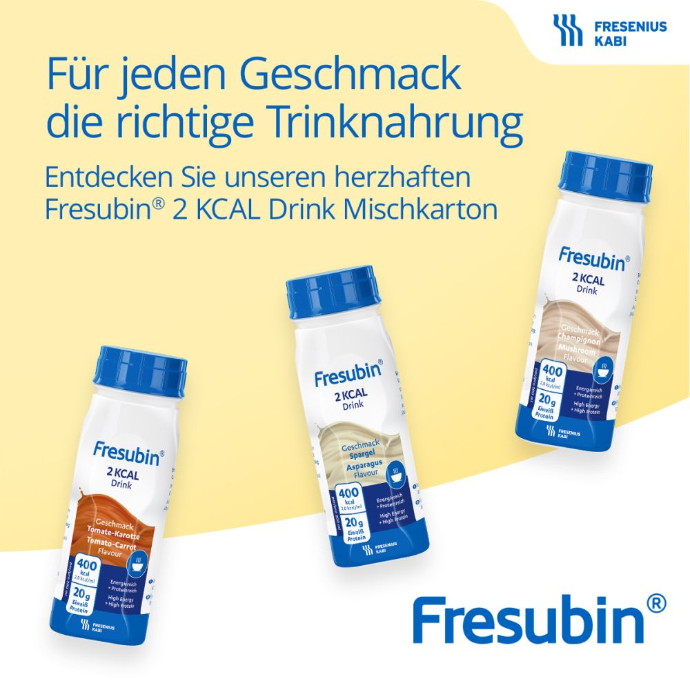Fresubin 2 kcal  Aprikose-Pfirsich hochkalorische Trinknahrung 4X200 ml Lösung