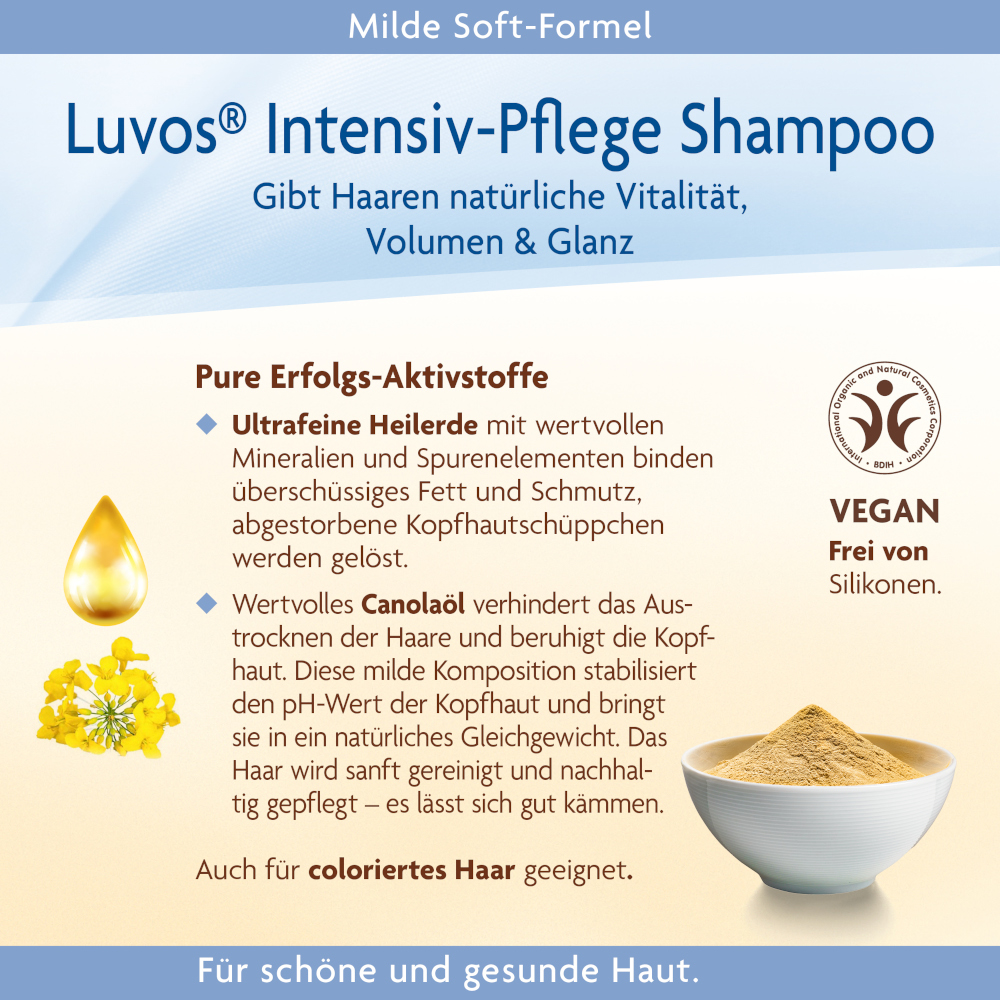 Luvos HEILERDE Shampoo  200 ml Shampoo
