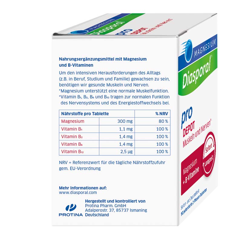 MAGNESIUM Diasporal pro DEPOT 90 St Tabletten