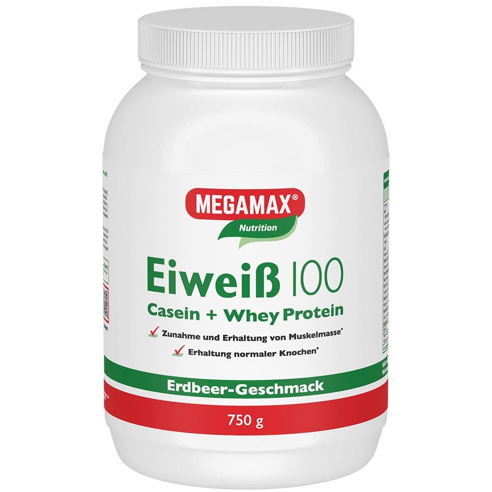 EIWEISS 100 Erdbeer Megamax Pulver 750 g Pulver