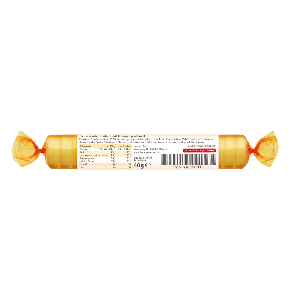 intact Traubenzucker Banane Rolle 1 St Tabletten