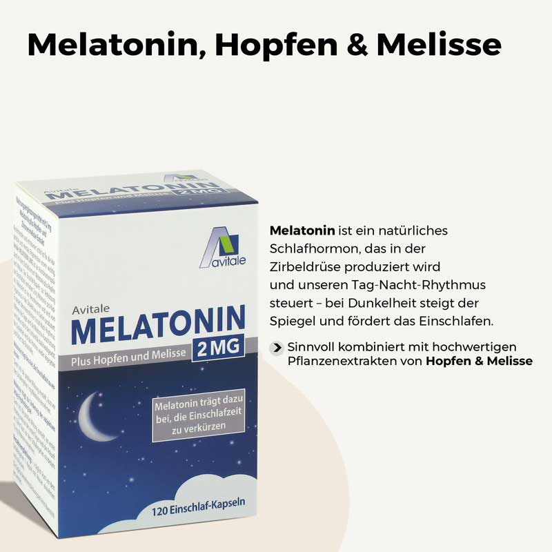 Avitale MELATONIN 2 MG 120 St Kapseln