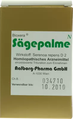 SÄGEPALME BIOXERA Kapseln 60 St Kapseln