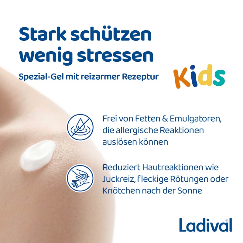 Ladival Allergische Kinderhaut Sonnenschutz-Gel für Kids LSF 50+ 200 ml Gel