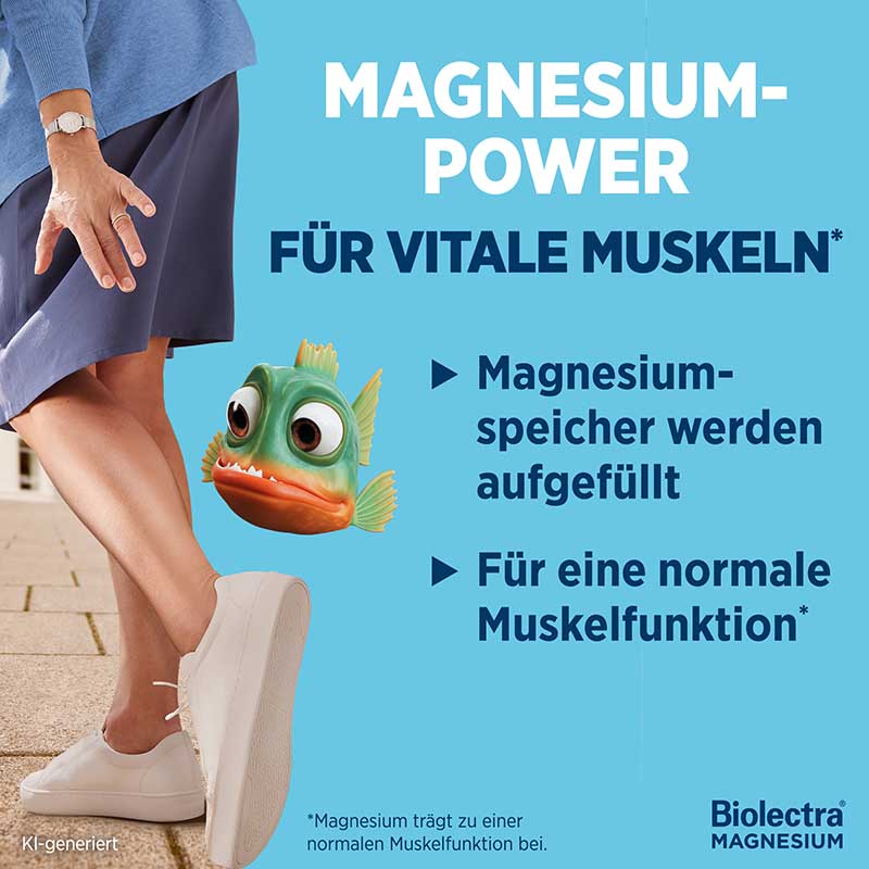 Biolectra MAGNESIUM 150mg Zitrone  20 St Brausetabletten