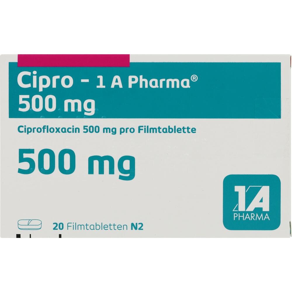 Cipro-1 A Pharma 500mg 20 St Filmtabletten