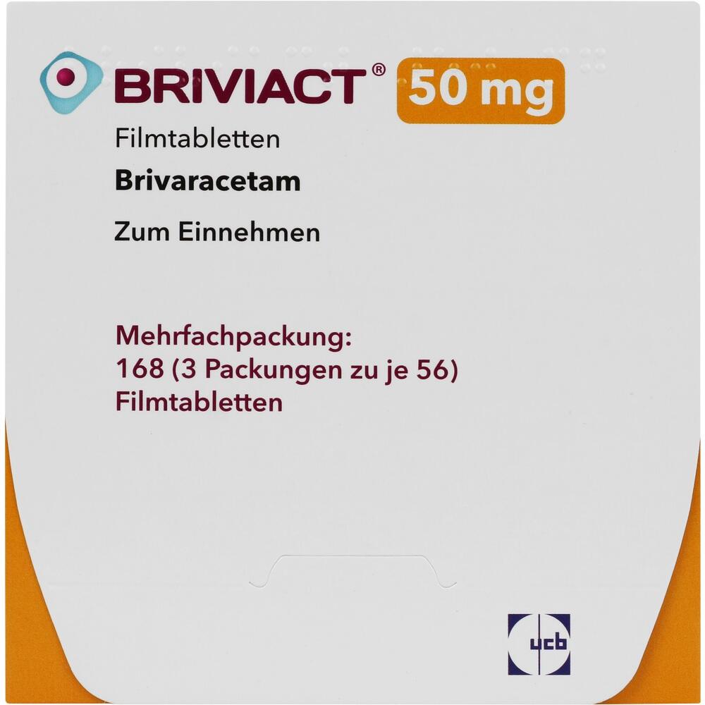 BRIVIACT 50 mg Filmtabletten 168 St Filmtabletten
