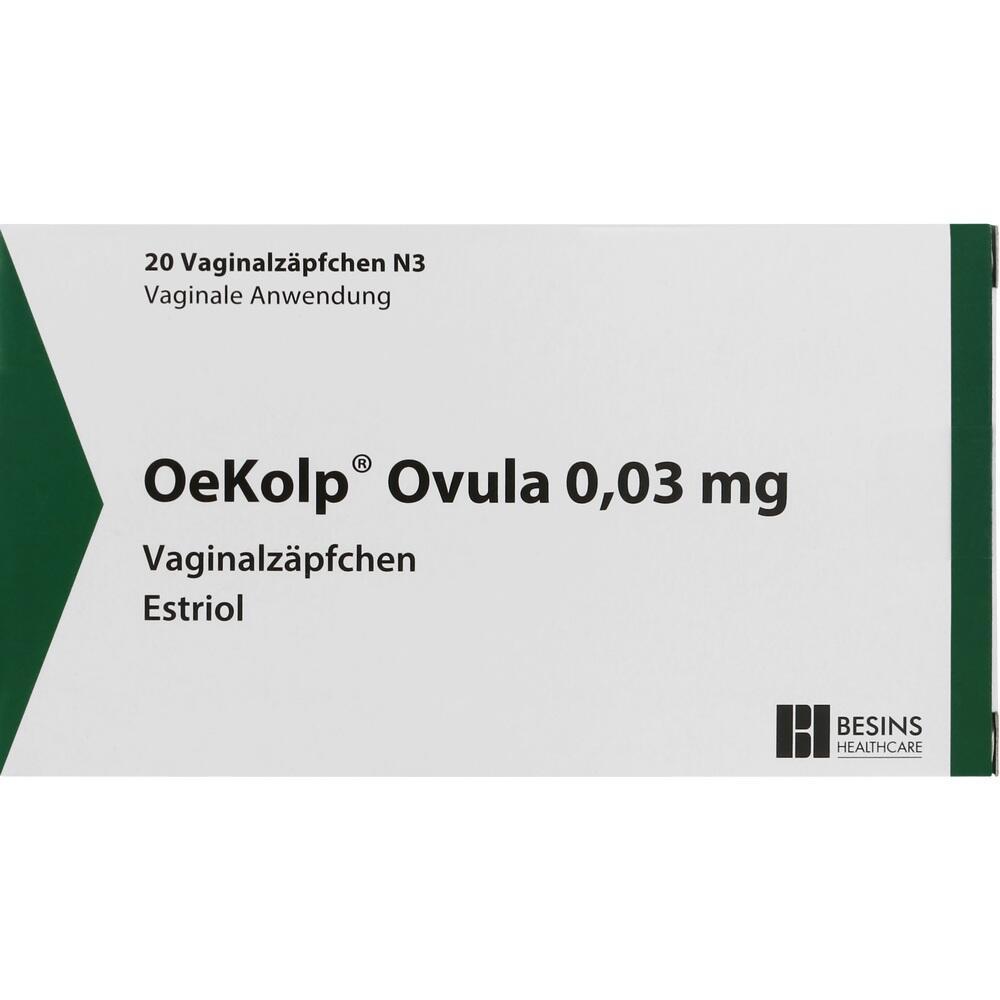 OEKOLP Ovula 0,03 mg 20 St Vaginalsuppositorien