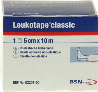LEUKOTAPE Classic 5 cmx10 m weiß 1 St Verband