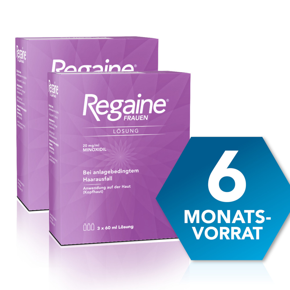 Regaine Frauen Lösung Doppelpack 2X3X60 ml Lösung