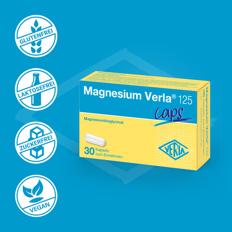 Magnesium Verla 125 caps 30 St Kapseln