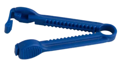 KATHETERKLEMME blau Kunststoff 1 St