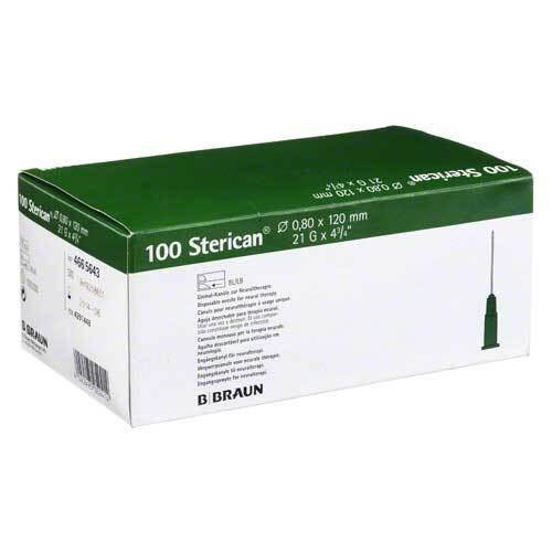 STERICAN Kanülen 21 Gx4 4/5 0,8x120 mm 100 St Kanüle
