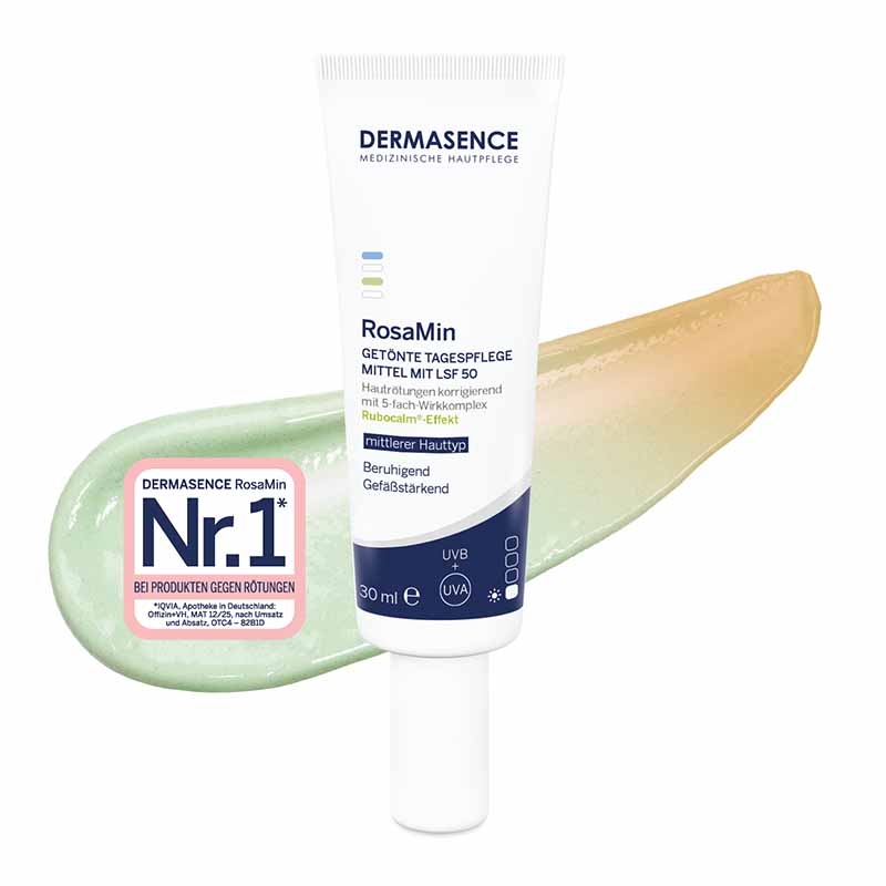 DERMASENCE RosaMin GETÖNTE TAGESPFLEGE MITTEL LSF 50 30 ml Creme