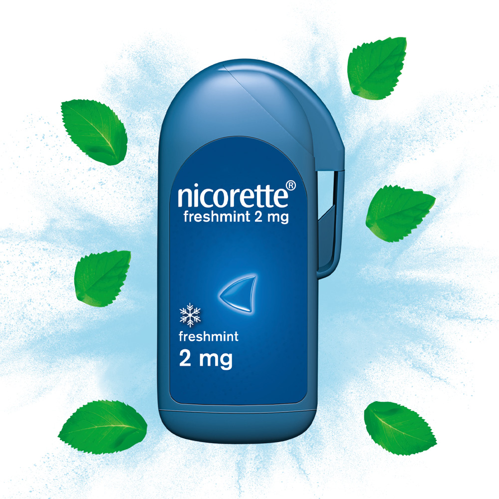 nicorette Lutschtabletten freshmint 2 mg 80 Stk. Doppelpack 2X80 St Lutschtabletten