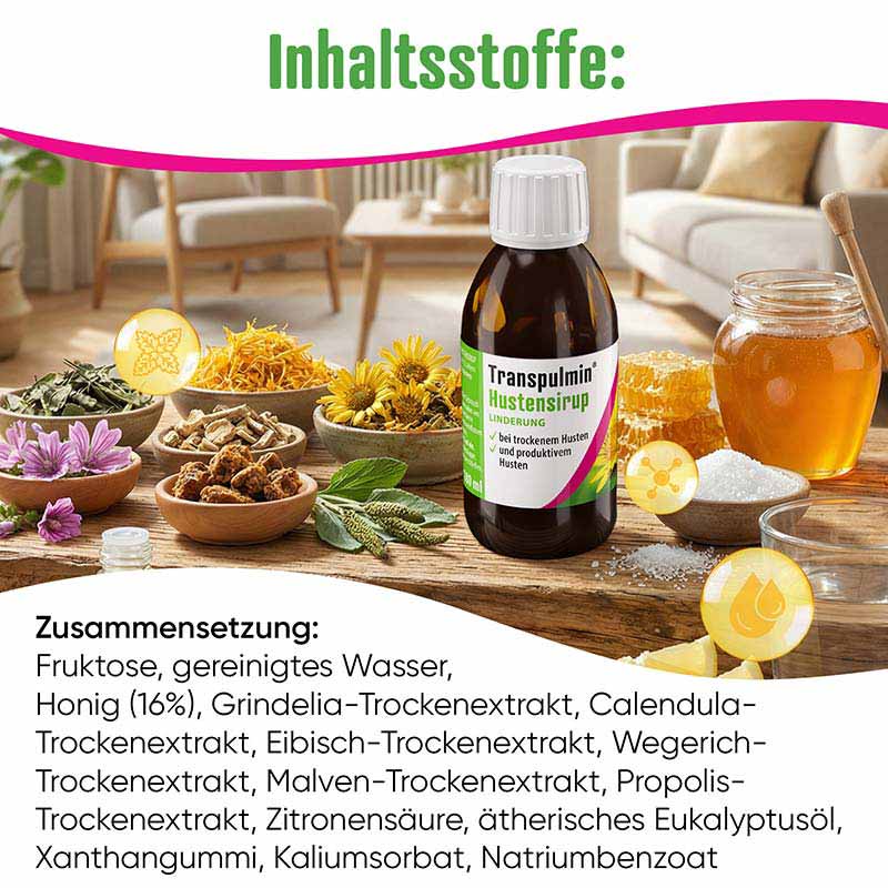 Transpulmin Hustensirup 180 ml Sirup