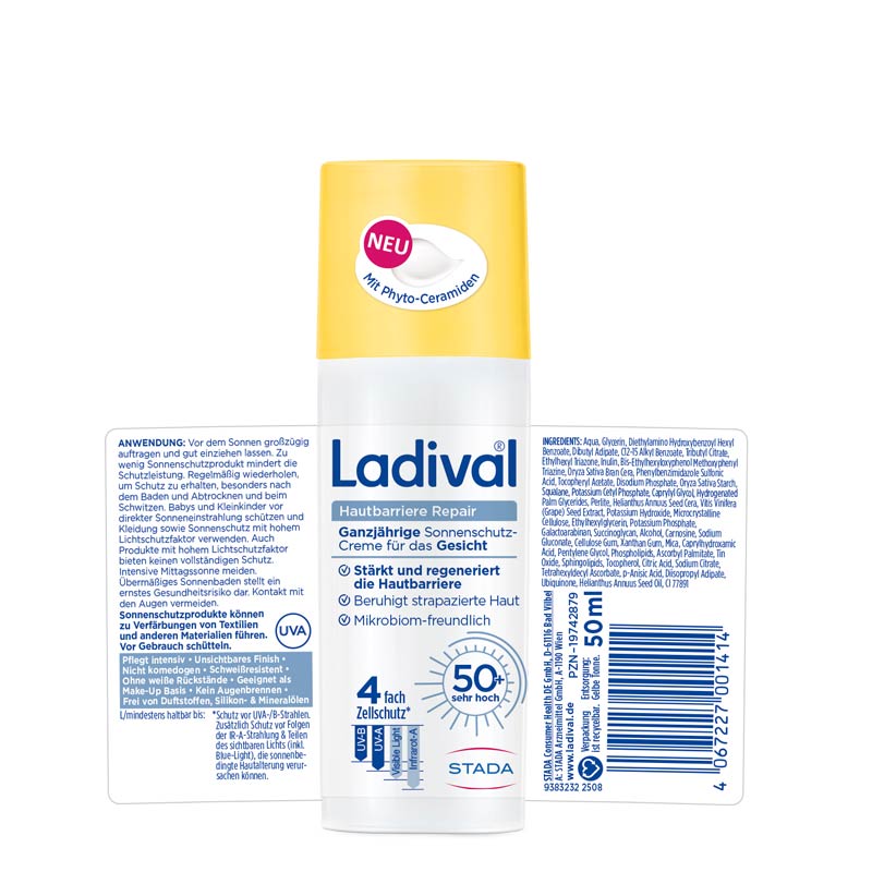 Ladival Hautbarriere Repair 50+ 50 ml Creme