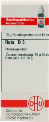 RUTA D 3 Globuli 10 g Globuli