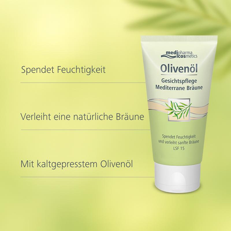 OLIVENÖL Gesichtspflege Creme mediterrane Bräune 50 ml Creme