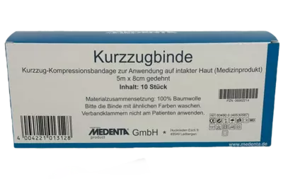 KURZZUGBINDE 5mx8cm 10 St Binden