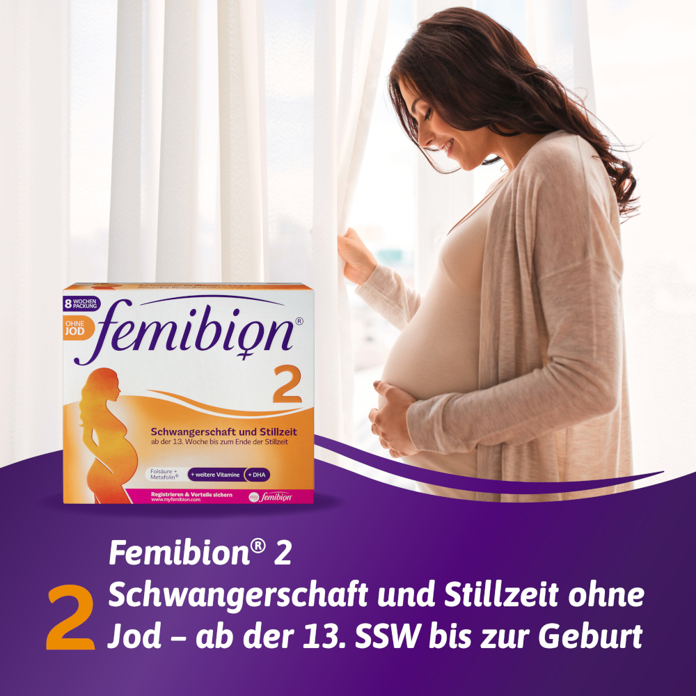 femibion 2 Schwangerschaft + Stillzeit 2X60 St Kombipackung