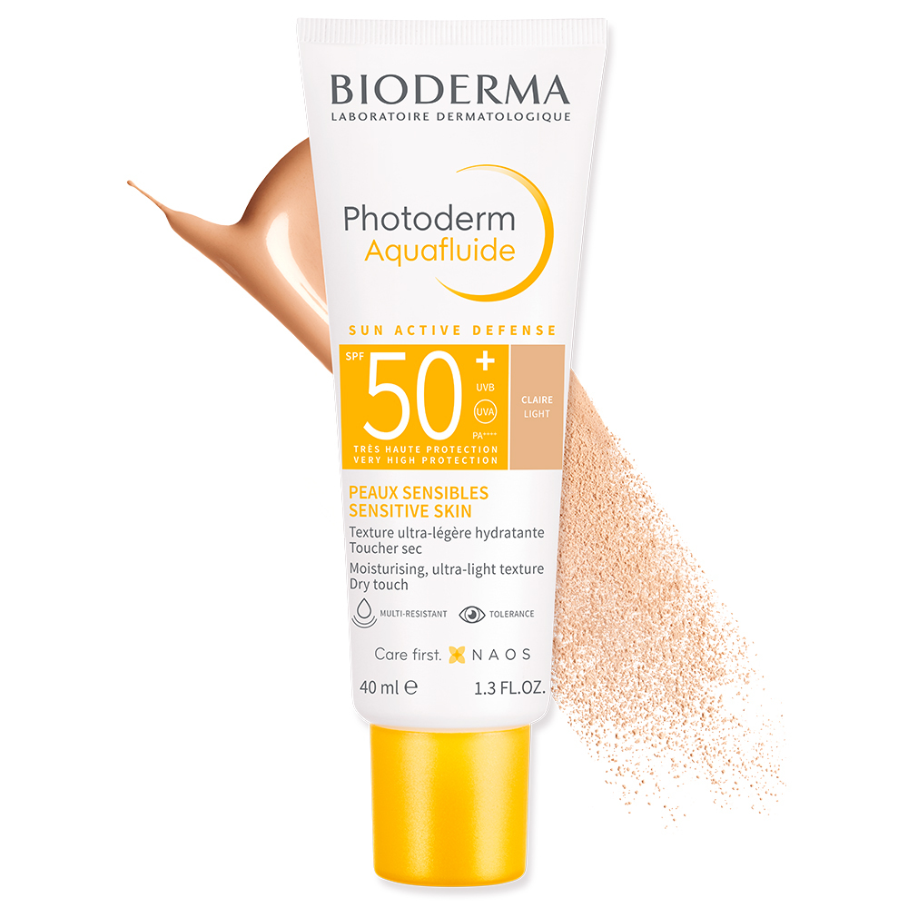 BIODERMA Photoderm Aquafluide SPF 50+ hell getönt 40 ml Tube