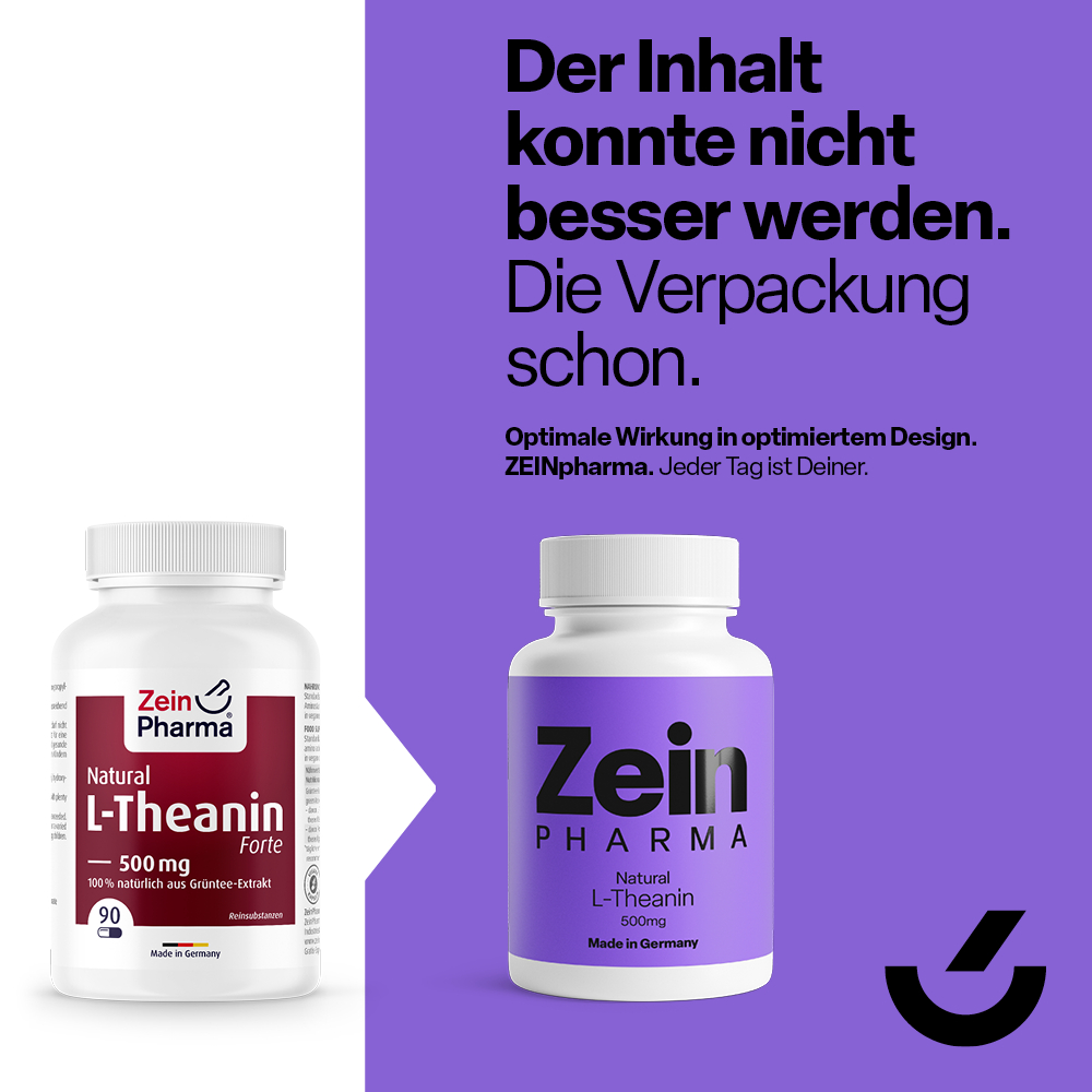 Zein Pharma L-Theanin Natural 90 St Kapseln