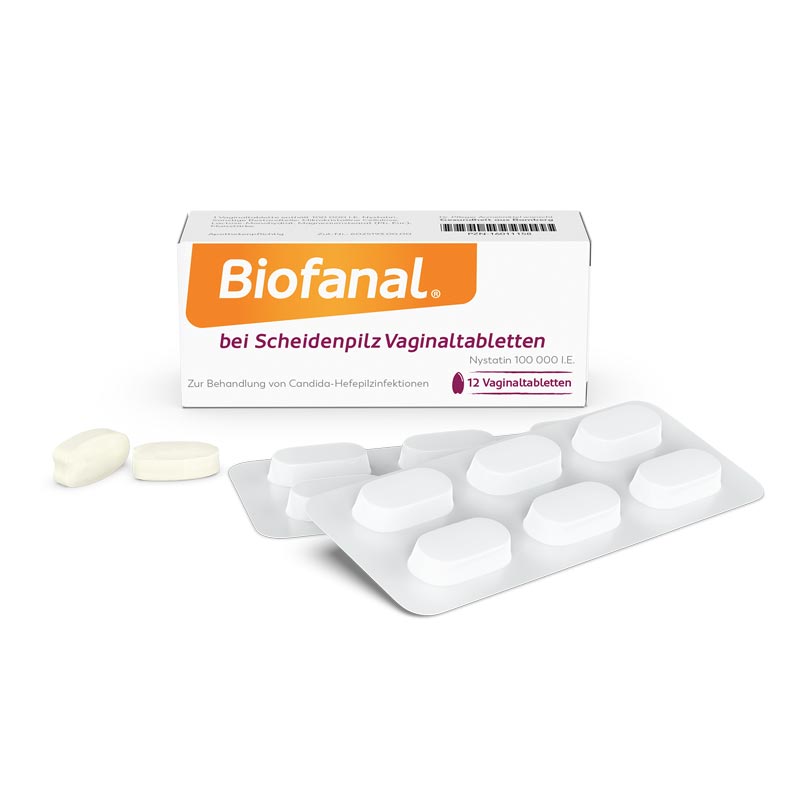 Biofanal bei Scheidenpilz Vaginaltabletten  12 St Vaginaltabletten