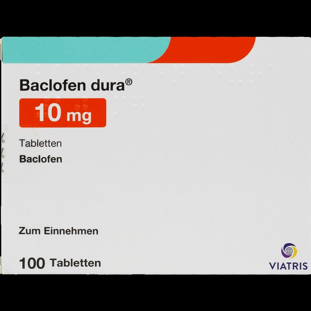BACLOFEN dura 10 mg Tabletten 100 St Tabletten