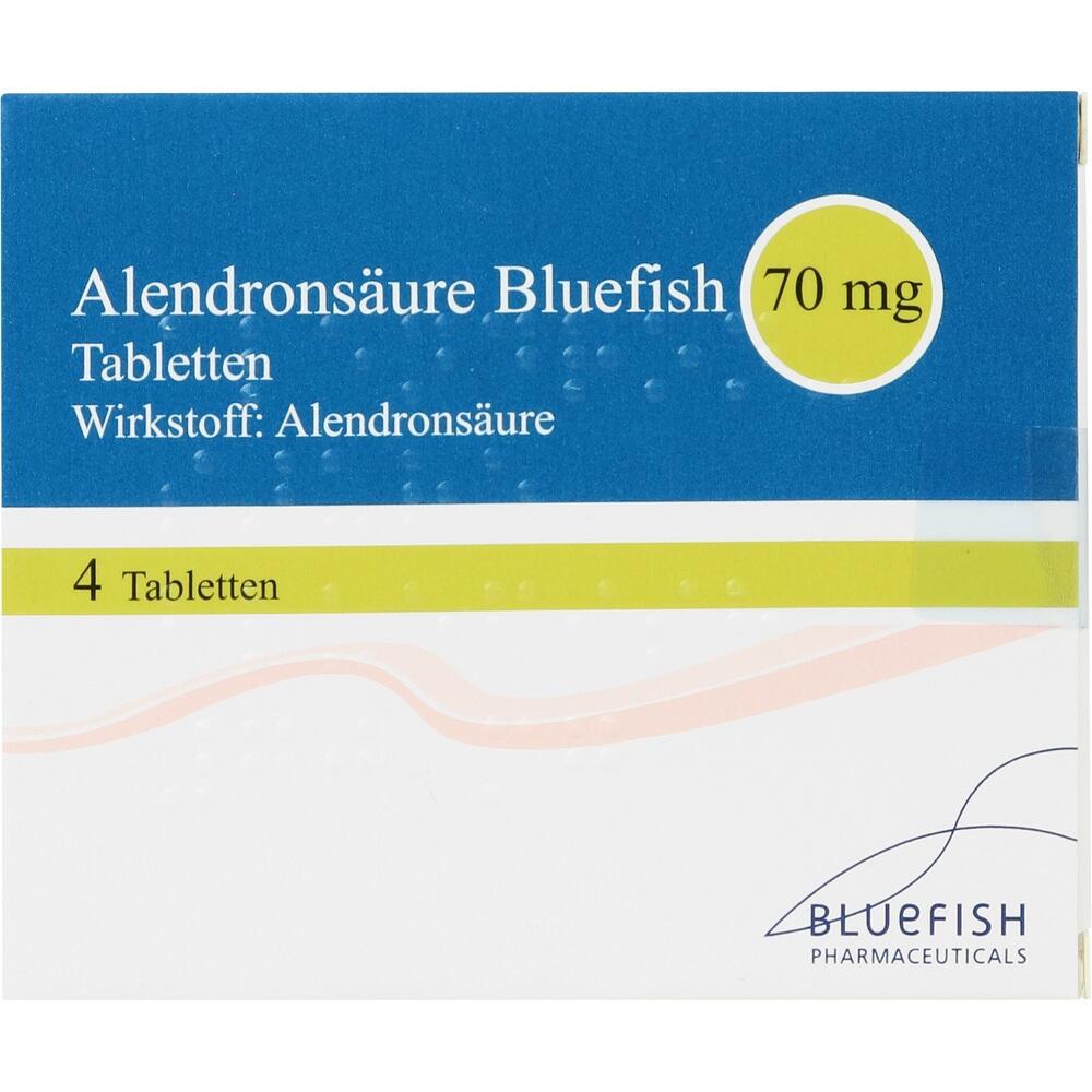Alendronsäure Bluefish 70mg 4 St Tabletten