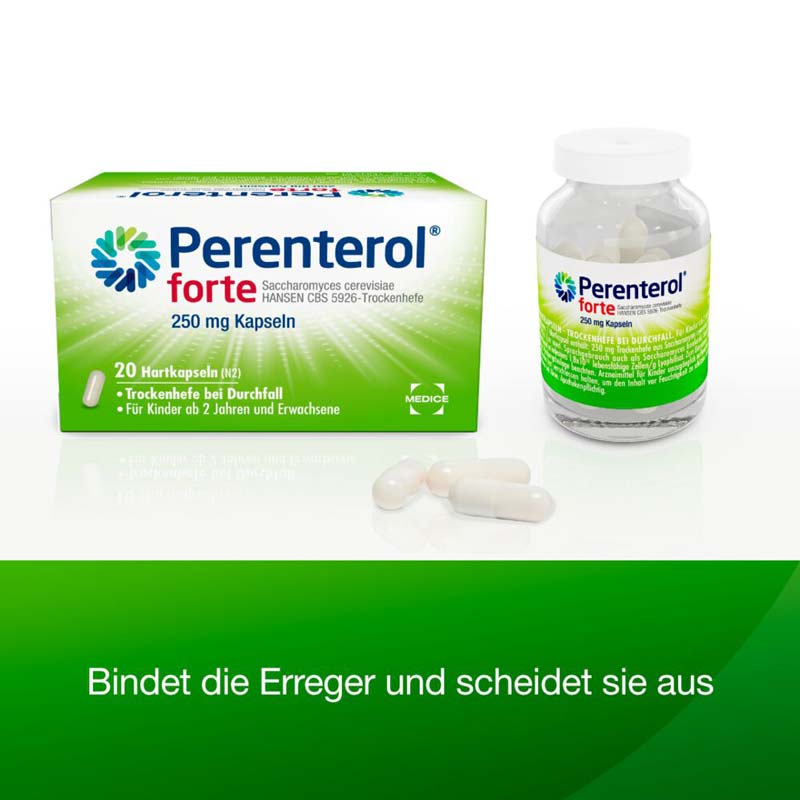 Perenterol forte bei akutem Durchfall  20 St Hartkapseln