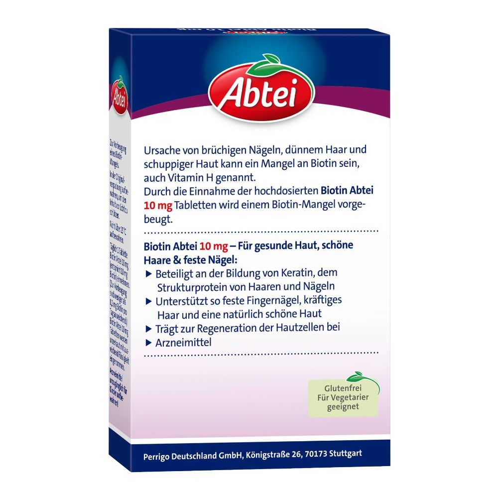 Abtei Biotin 10 mg 30 St Tabletten