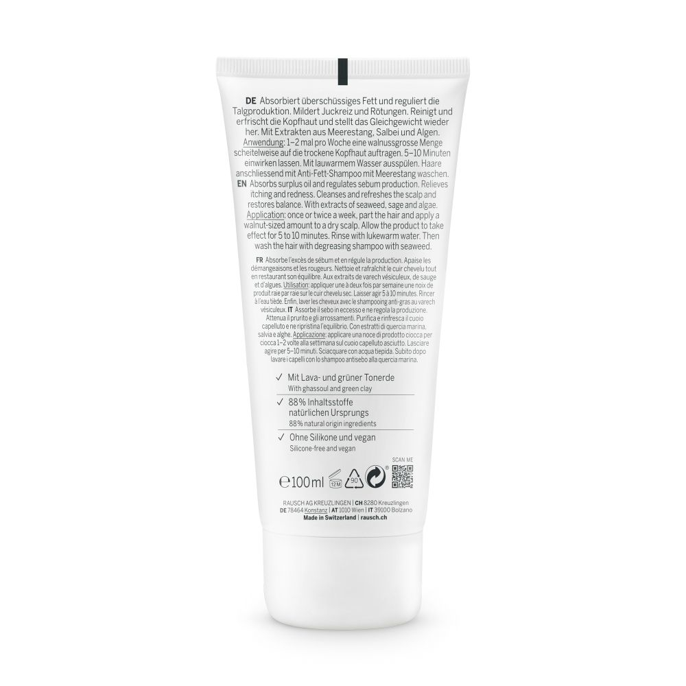 RAUSCH Anti-Fett-Kopfhaut-Kur mit Meerestang 100 ml 100 ml Tube