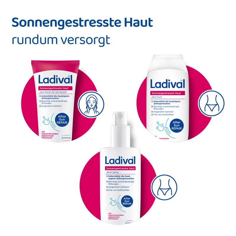 Ladival Sonnengestresste Haut Akut Serum Gesicht 50 ml Flüssigkeit