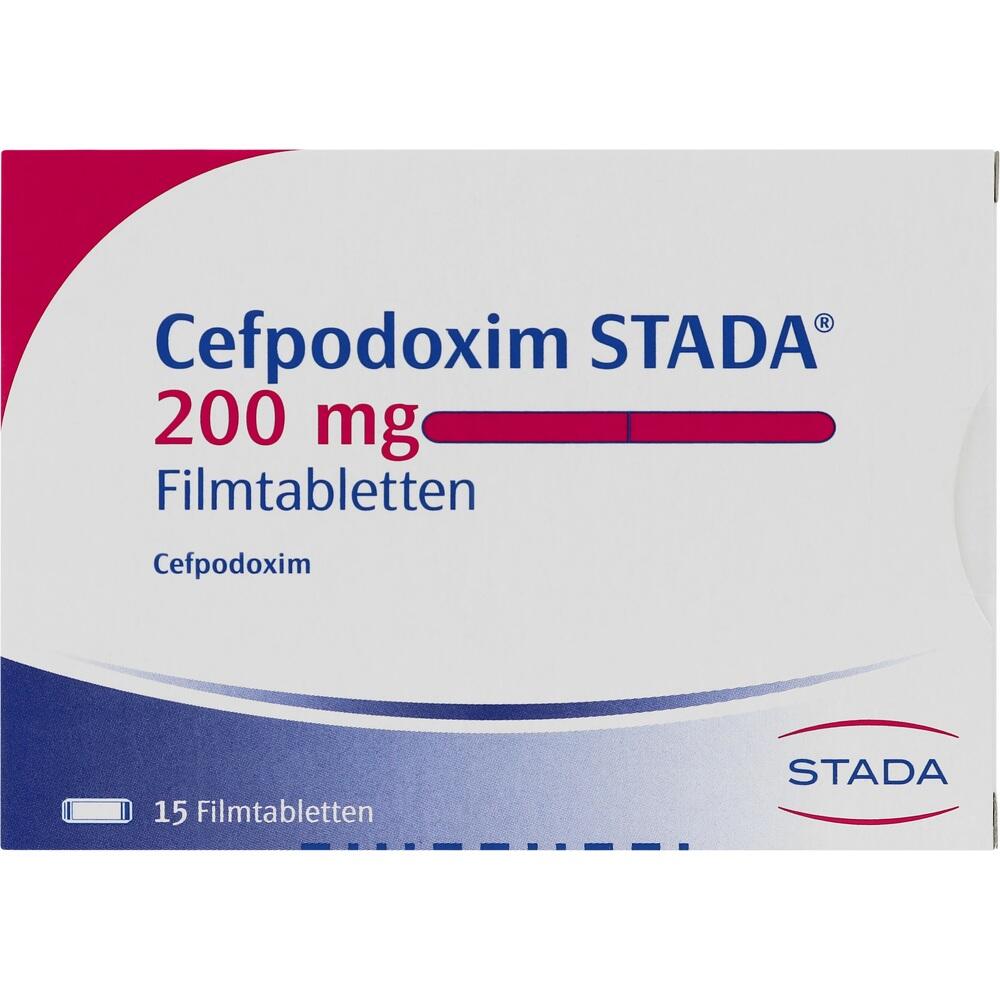 Cefpodoxim STADA 200mg 15 St Filmtabletten