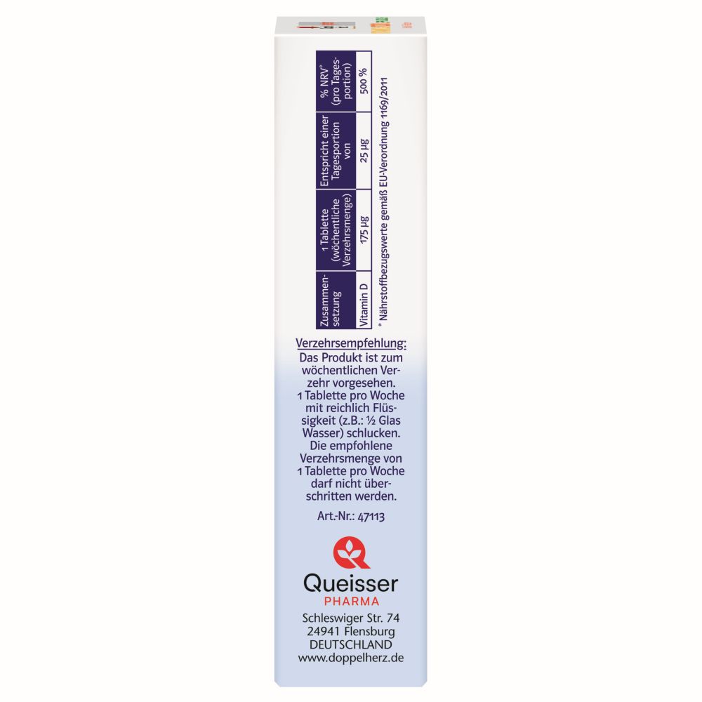 Doppelherz system Vitamin D3 7000 I.E. PFLANZLICH 60 St Tabletten