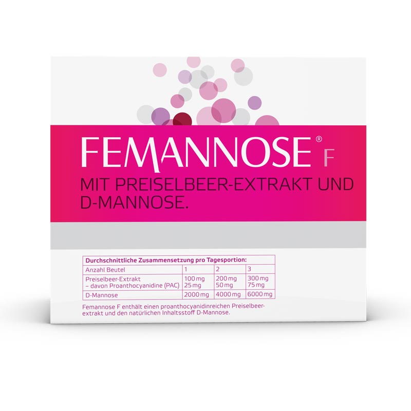 FEMANNOSE F MIT PREISELBEER-EXTRAKT UND D-MANNOSE 30 St Granulat