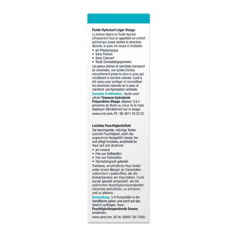 Curél Leichtes Feuchtigkeitsfluid 120 ml Flüssigkeit