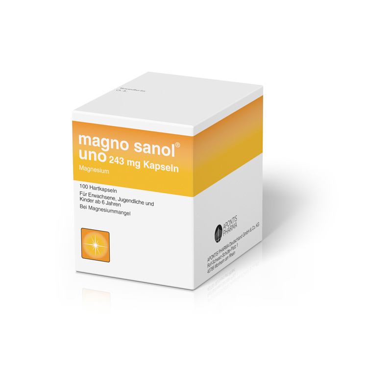 magno sanol uno 243 mg 100 St Hartkapseln