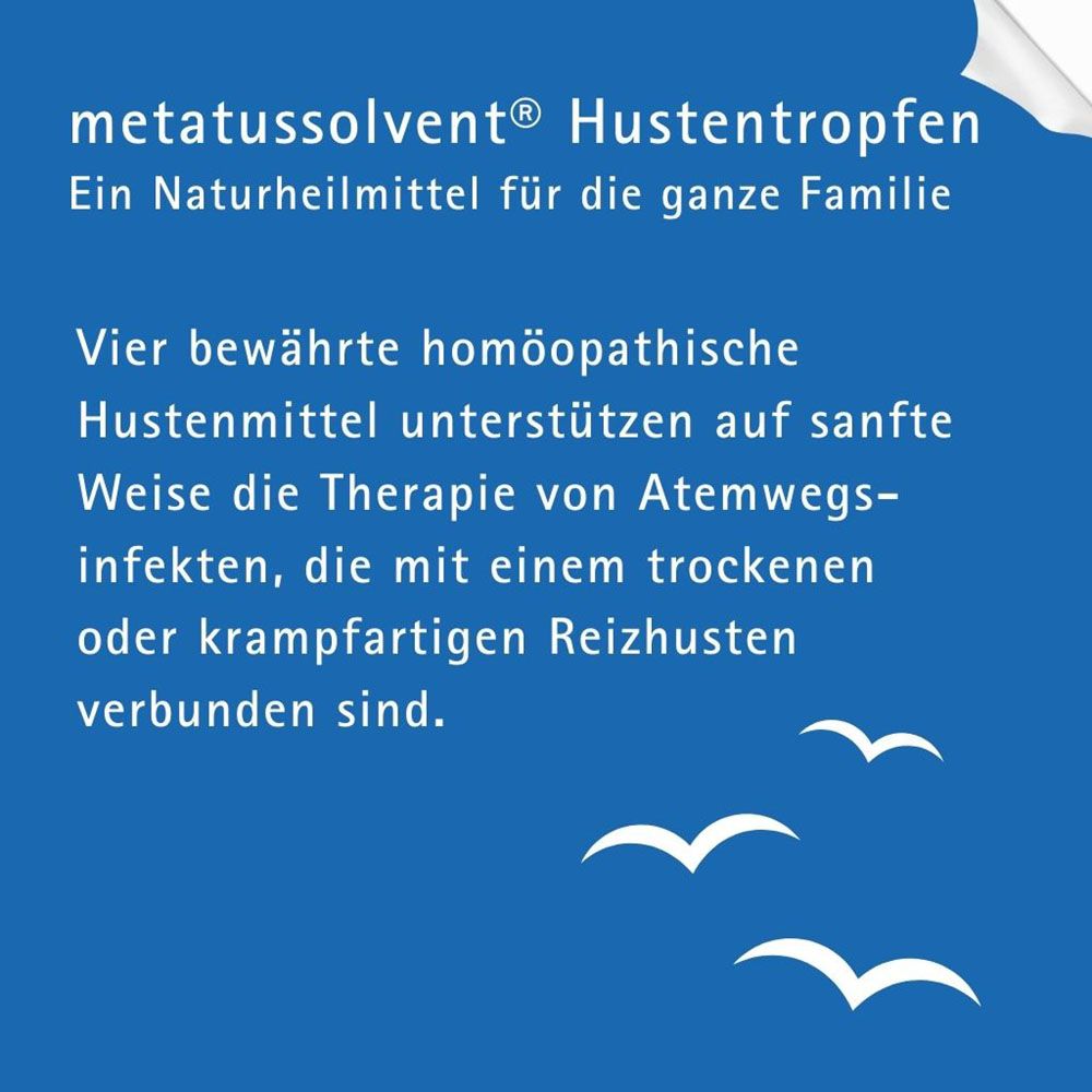 Metatussolvent Hustentropfen 100 ml Mischung