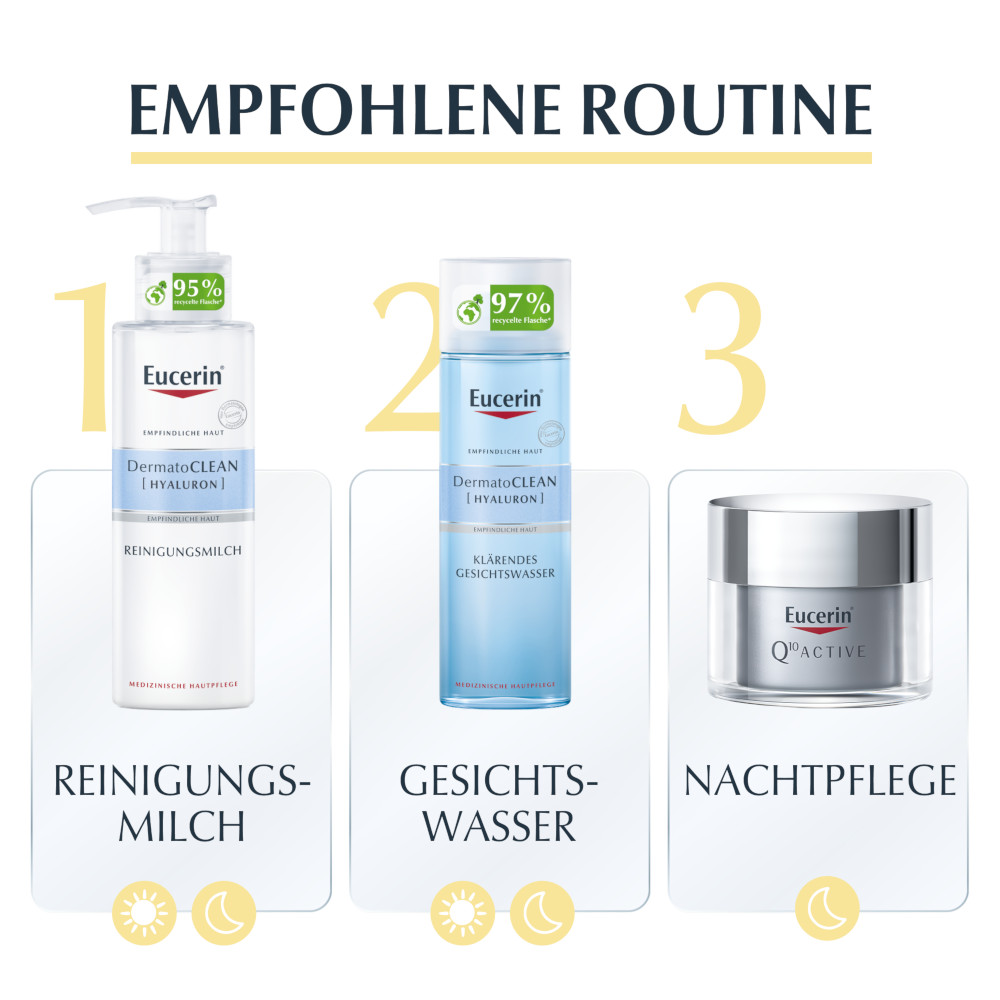 Eucerin Q10 Active Nachtpflege Creme + 5€ Rabatt* 50 ml Nachtcreme