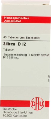 SILICEA D 12 Tabletten 80 St Tabletten