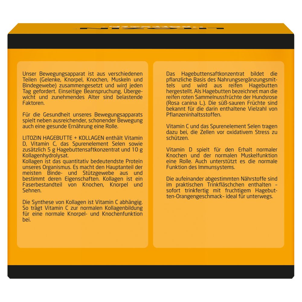 LITOZIN HAGEBUTTE+KOLLAGEN 30X25 ml Ampullen