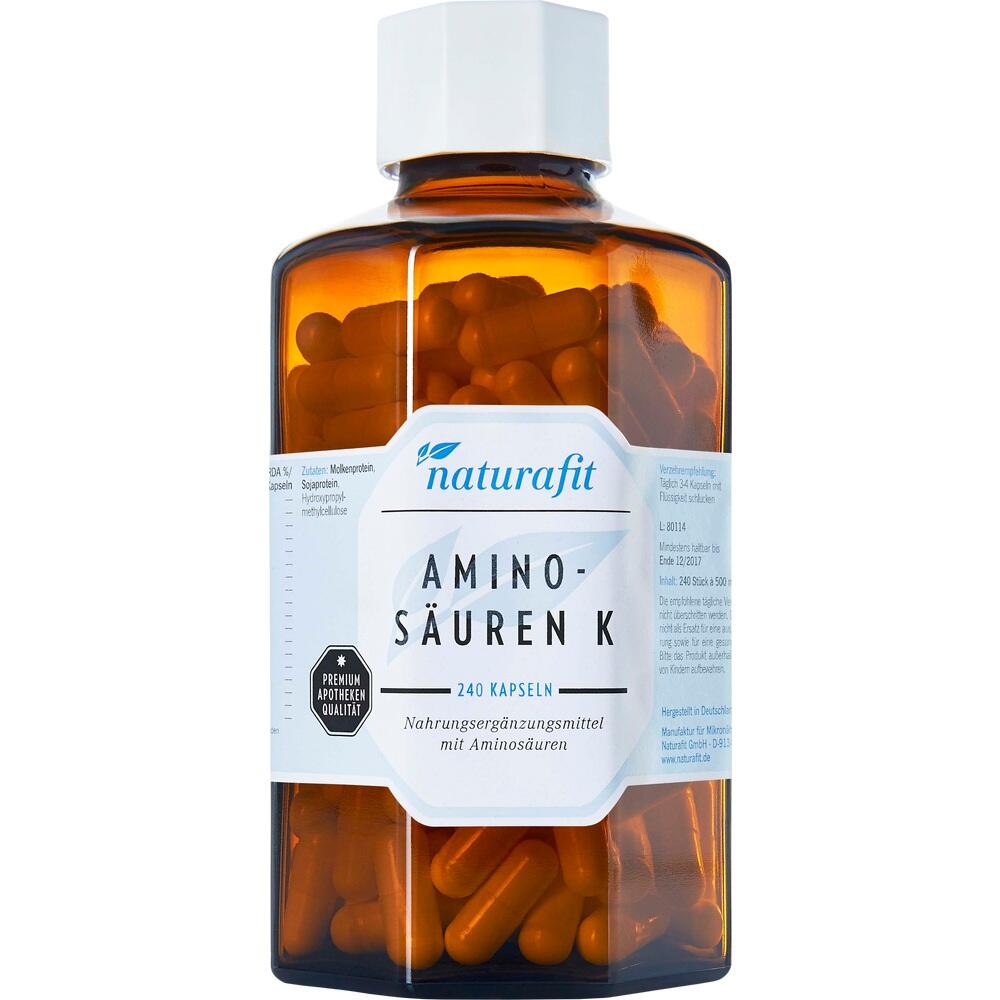 NATURAFIT Aminosäuren K Kapseln 240 St Kapseln