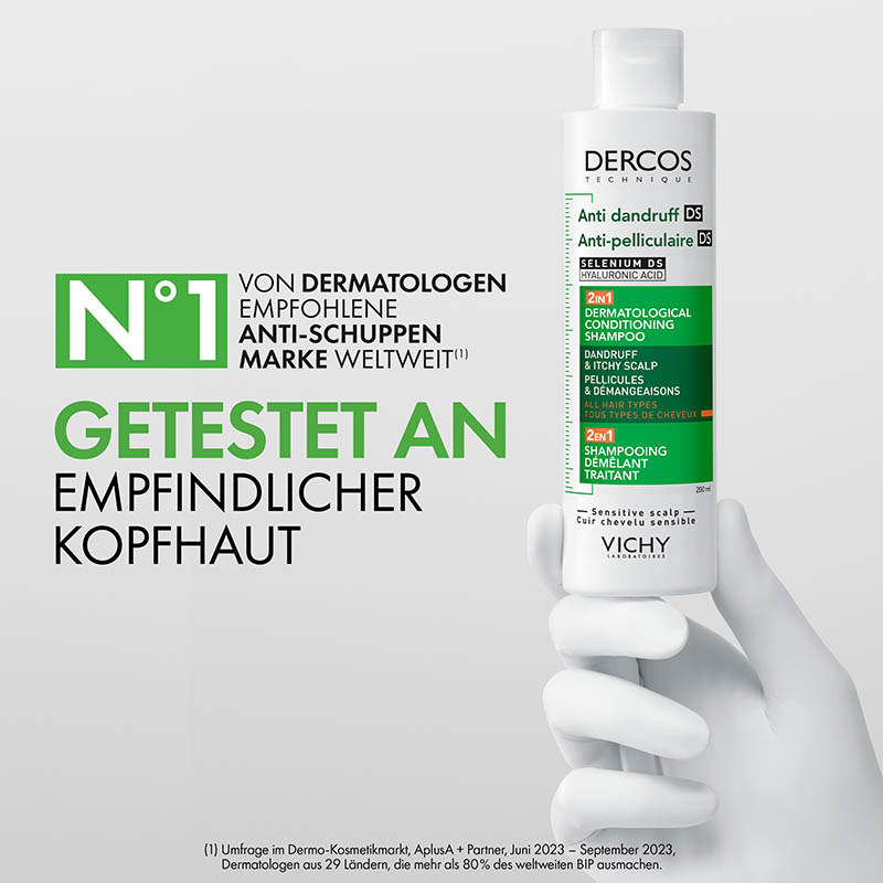 VICHY DERCOS Anti Schuppen 2in1 Shampoo + Conditioner 390 ml Shampoo