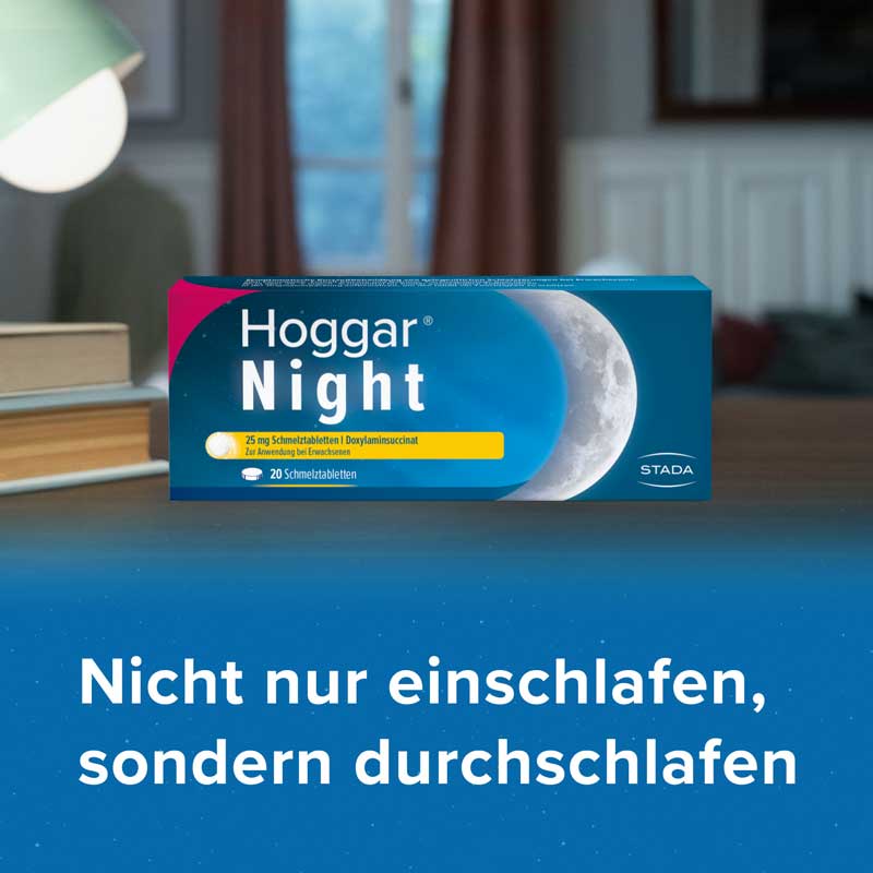 Hoggar Night 25 mg  20 St Schmelztabletten