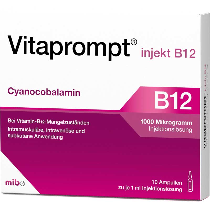 Vitaprompt injekt B 12 1000 µg 10X1 ml Injektionslösung